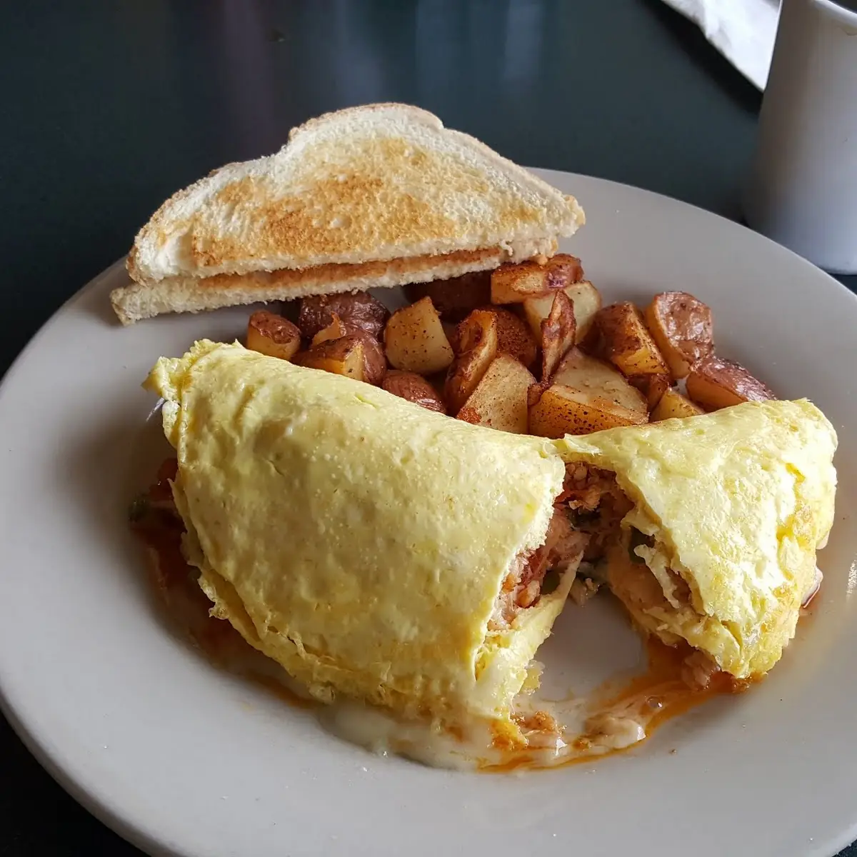 Seafood Omelette Crab