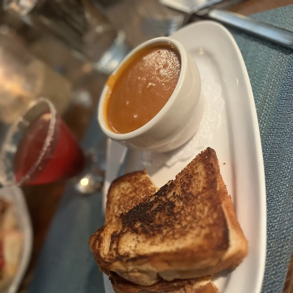 Grilled Cheese & Tomato Soup