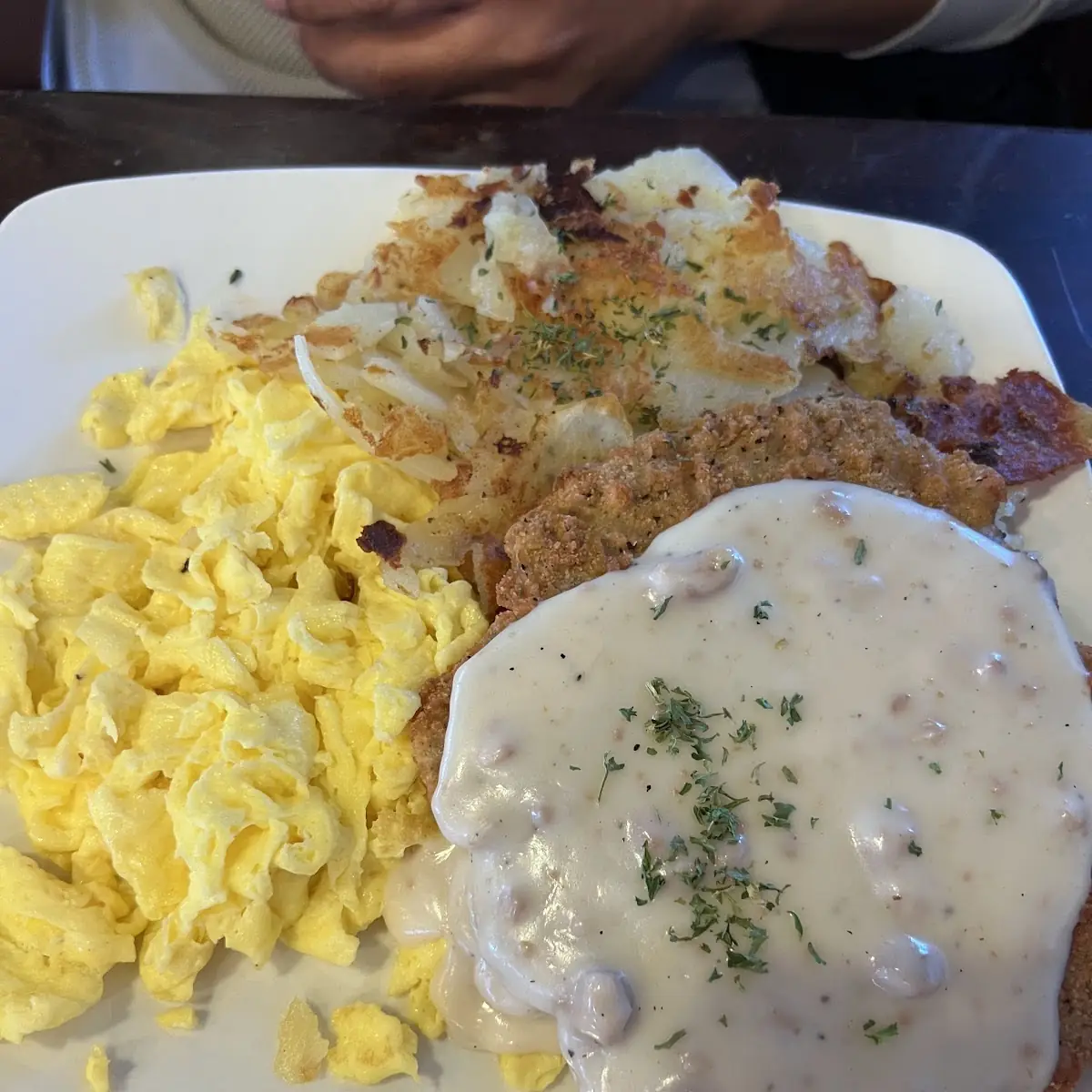 Chicken Fried Steak Lighter Fare