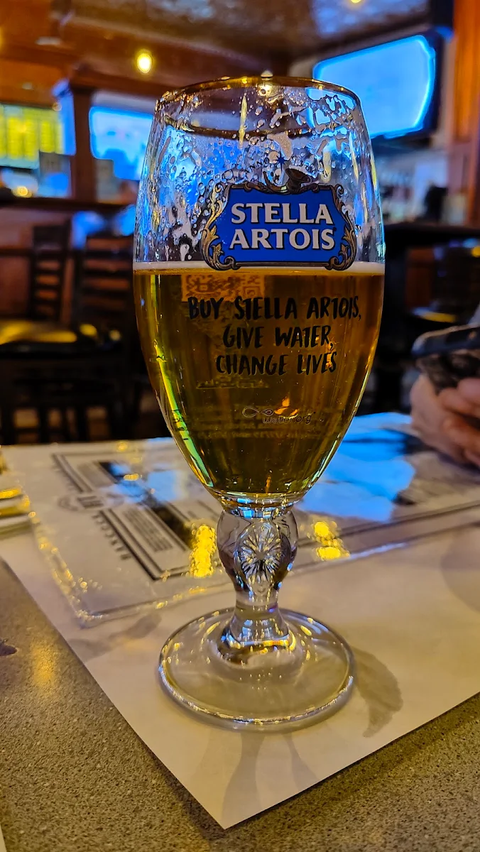 Cold Stella Artois