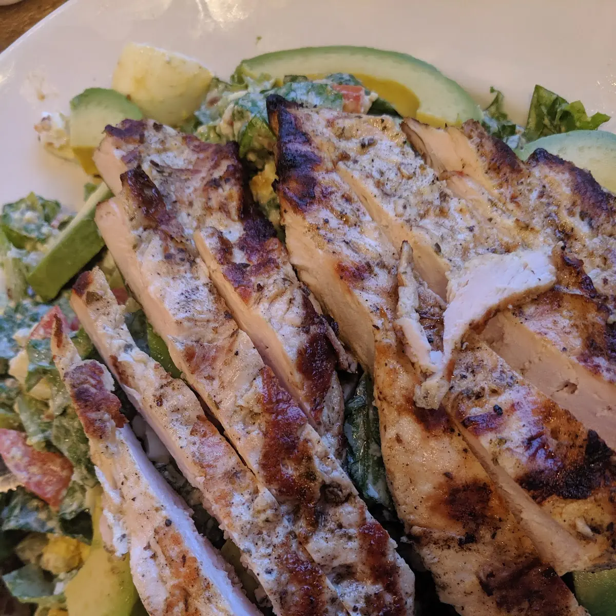 Parmesan-Crusted Chicken Salad