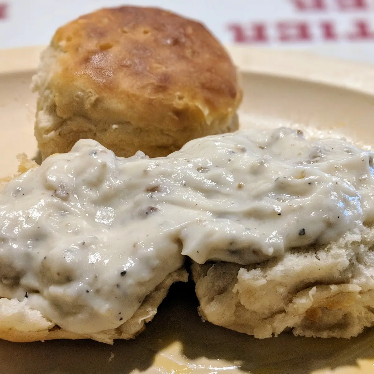 Biscuits with Sausage Gravy