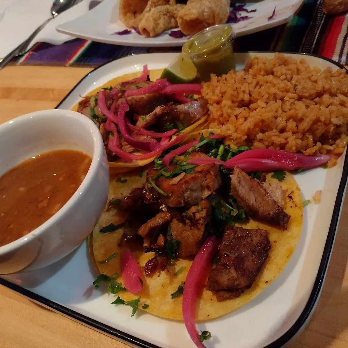 2 Piece Carnitas Tacos