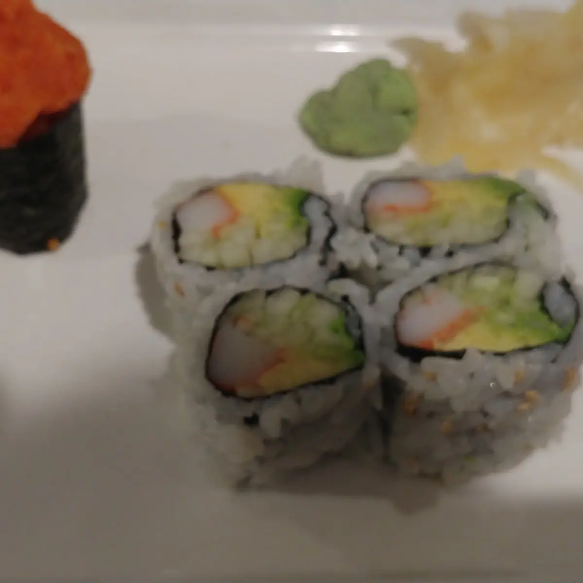 California Rolls and Sashimi