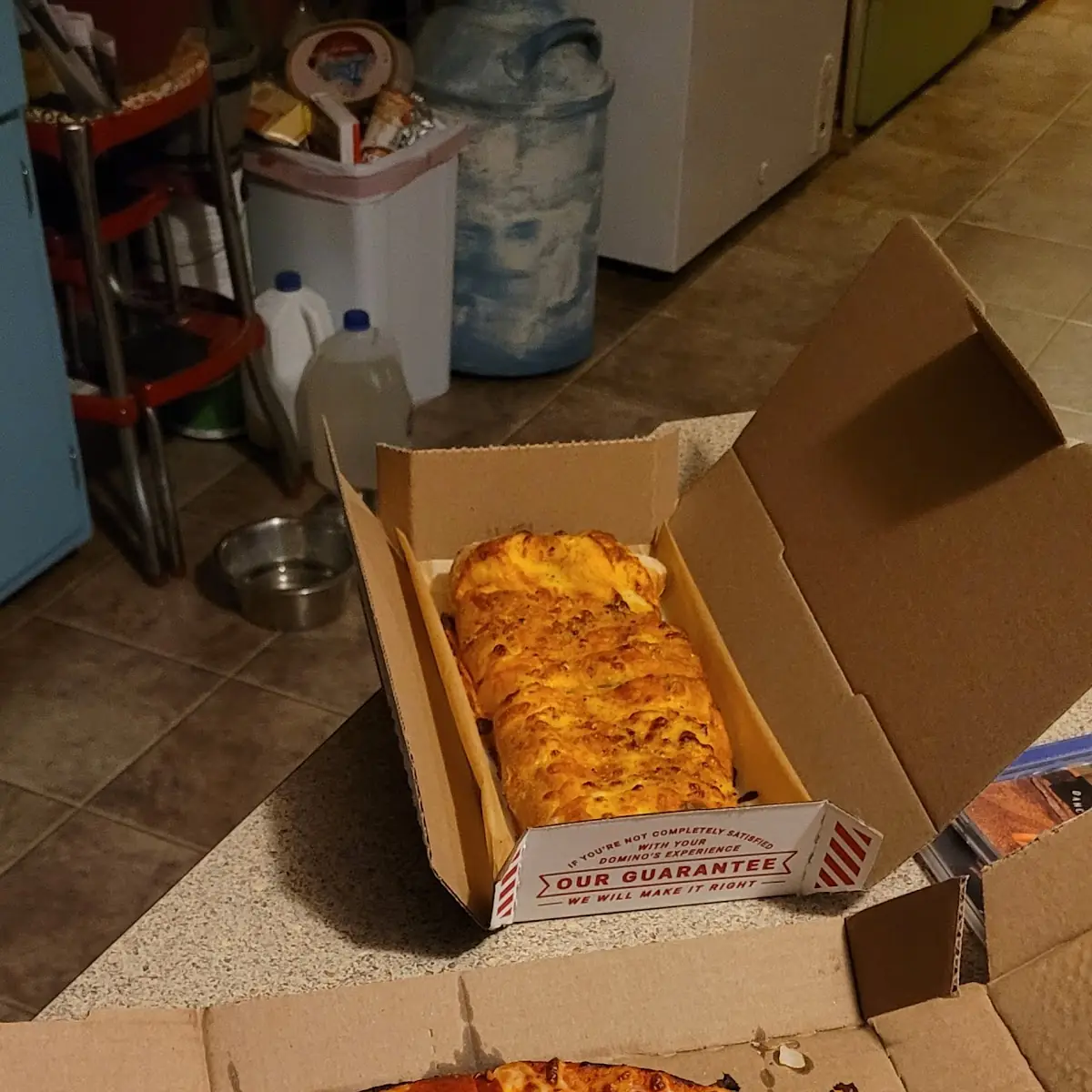 Half Pepperoni Half Sausage Pizza
