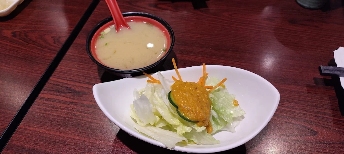 Salad and Miso Soup