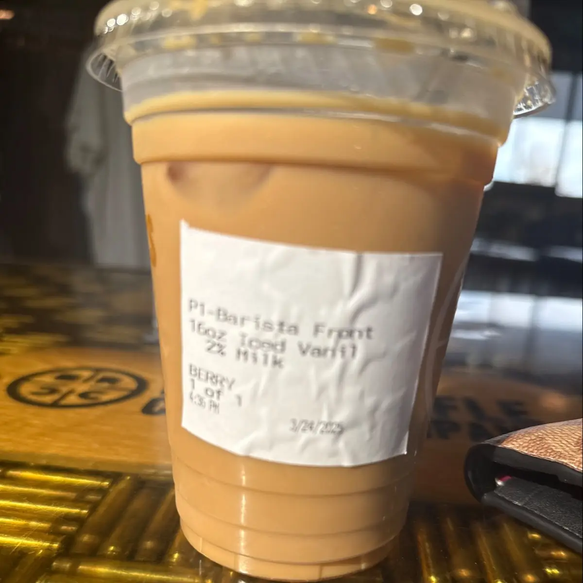 Vanilla Draft Latte