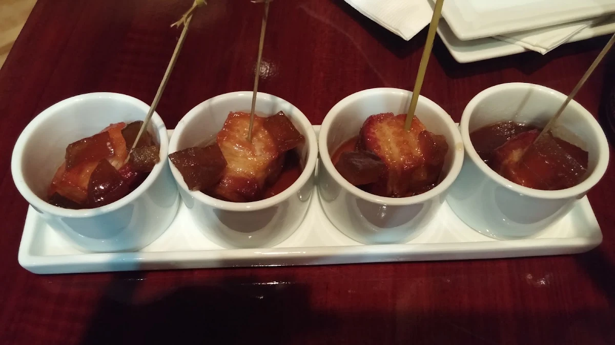 Apple Maple Rum Pork Belly Pops