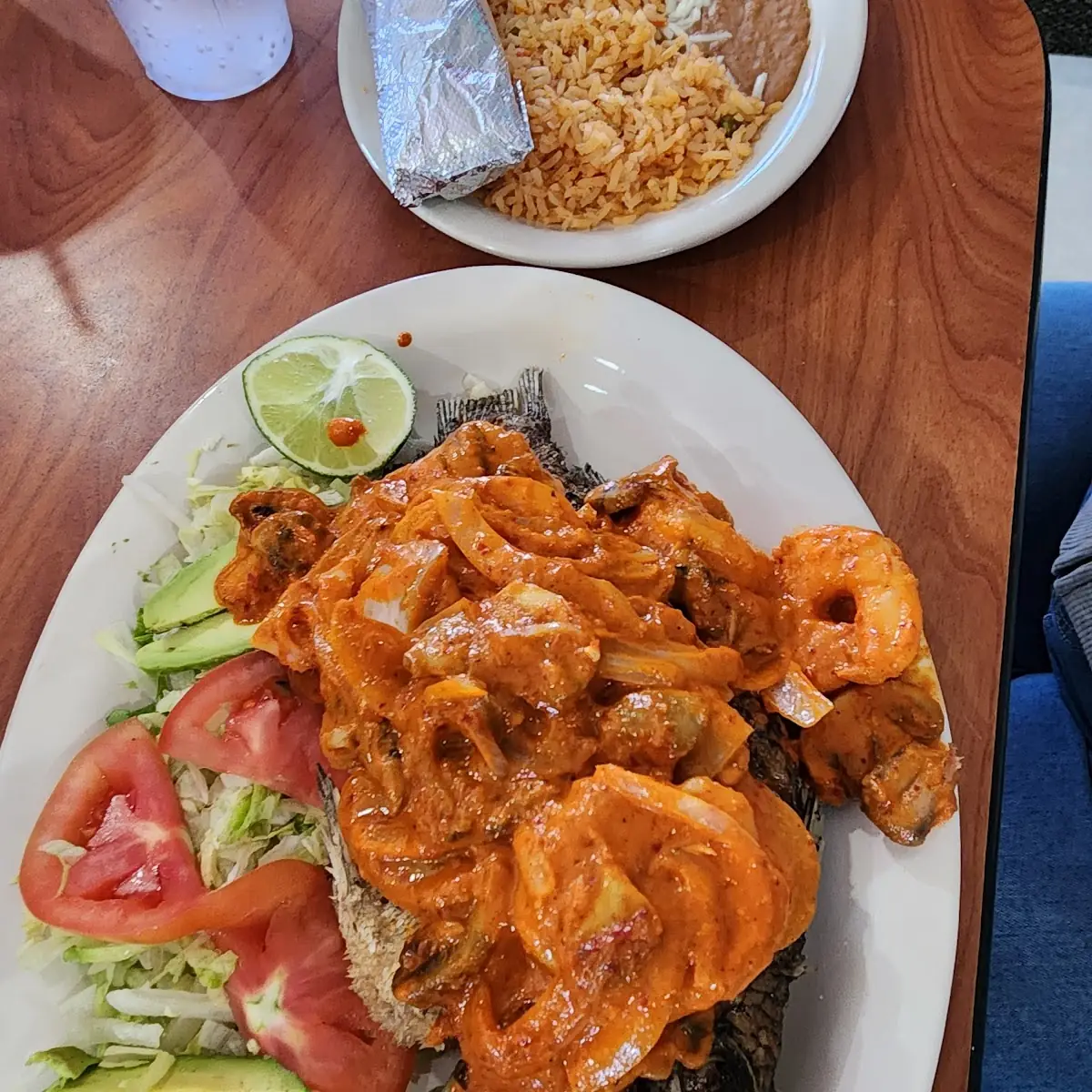 Mojarra Frita & Camaron Ala Diabla