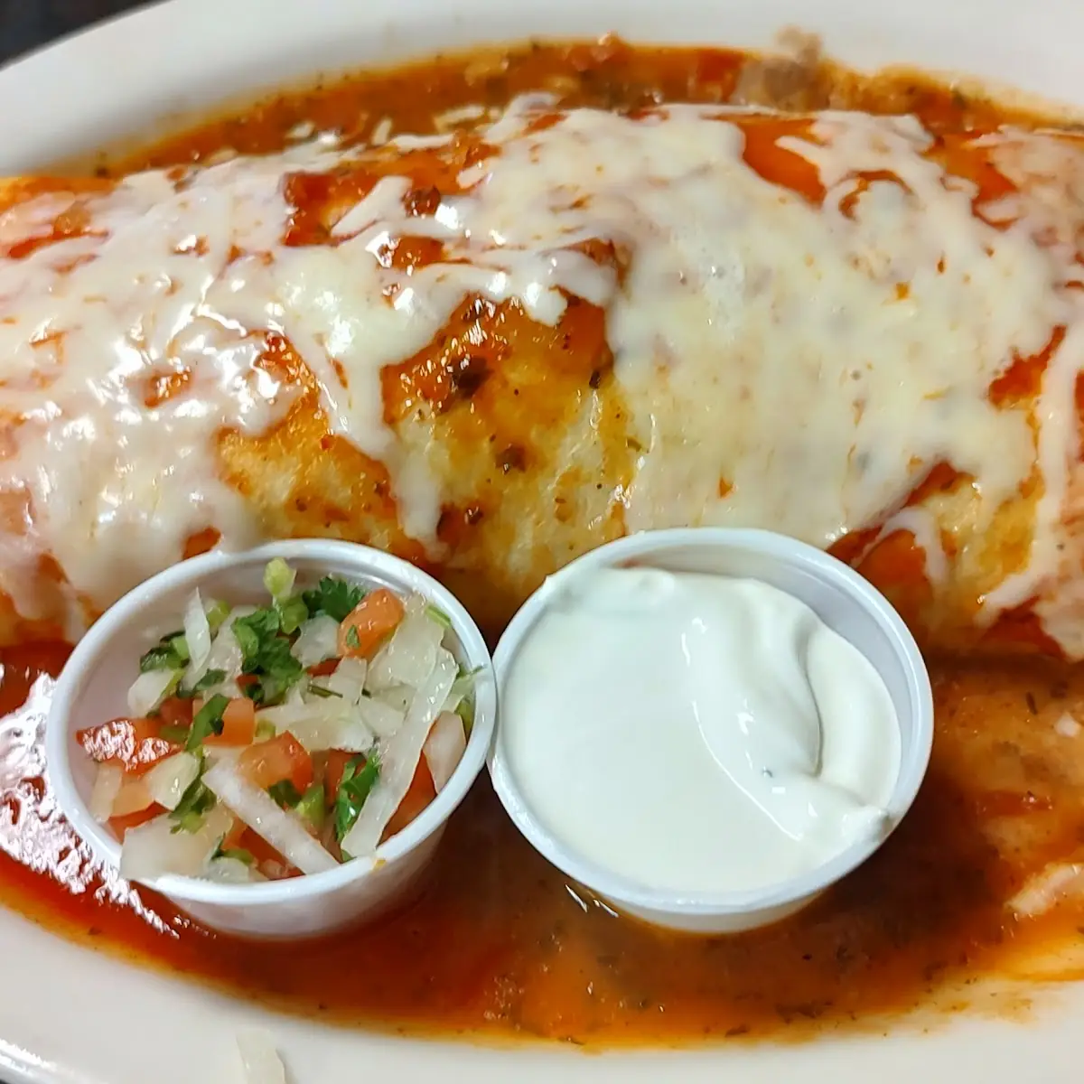 One Enchilada One Chile Relleno