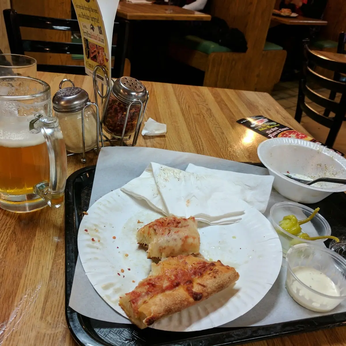 Pepperoni Pizza Remnants
