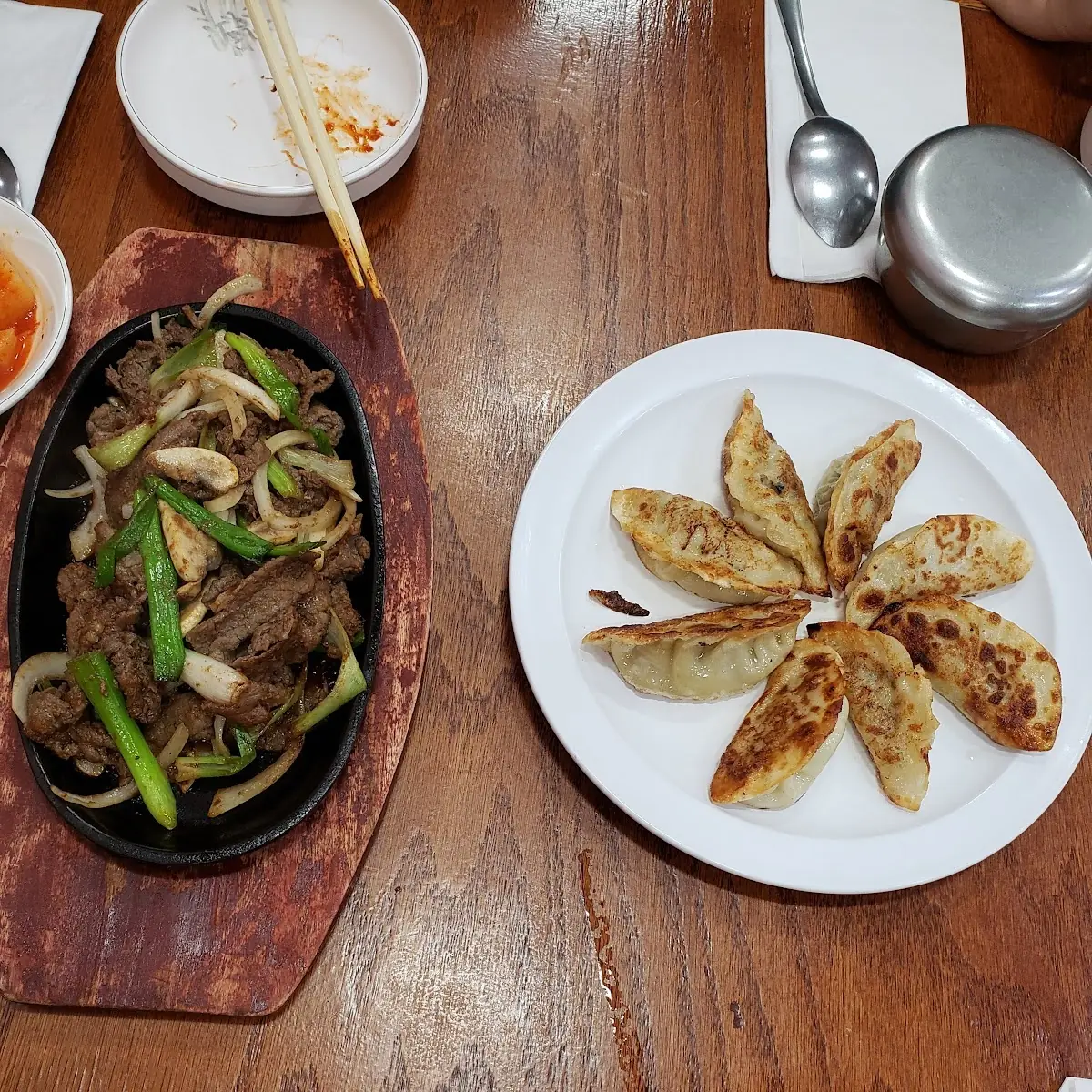 Beef Bulgogi Fried Dumplings w Meat
