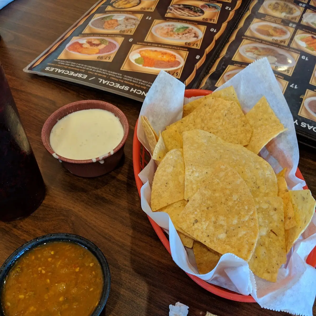 White Cheese Dip and Chips