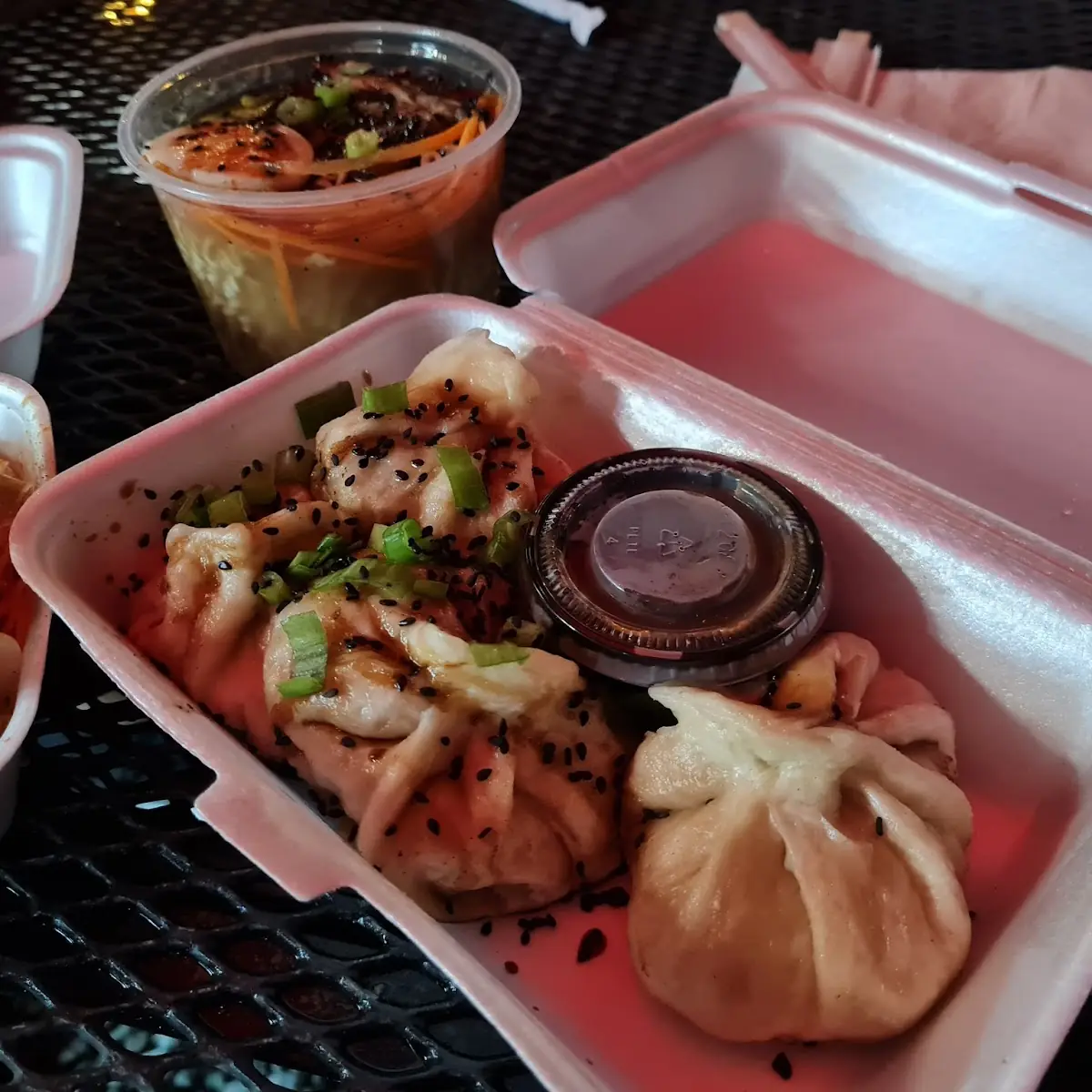 Pork Ramen & Steamed Dumplings