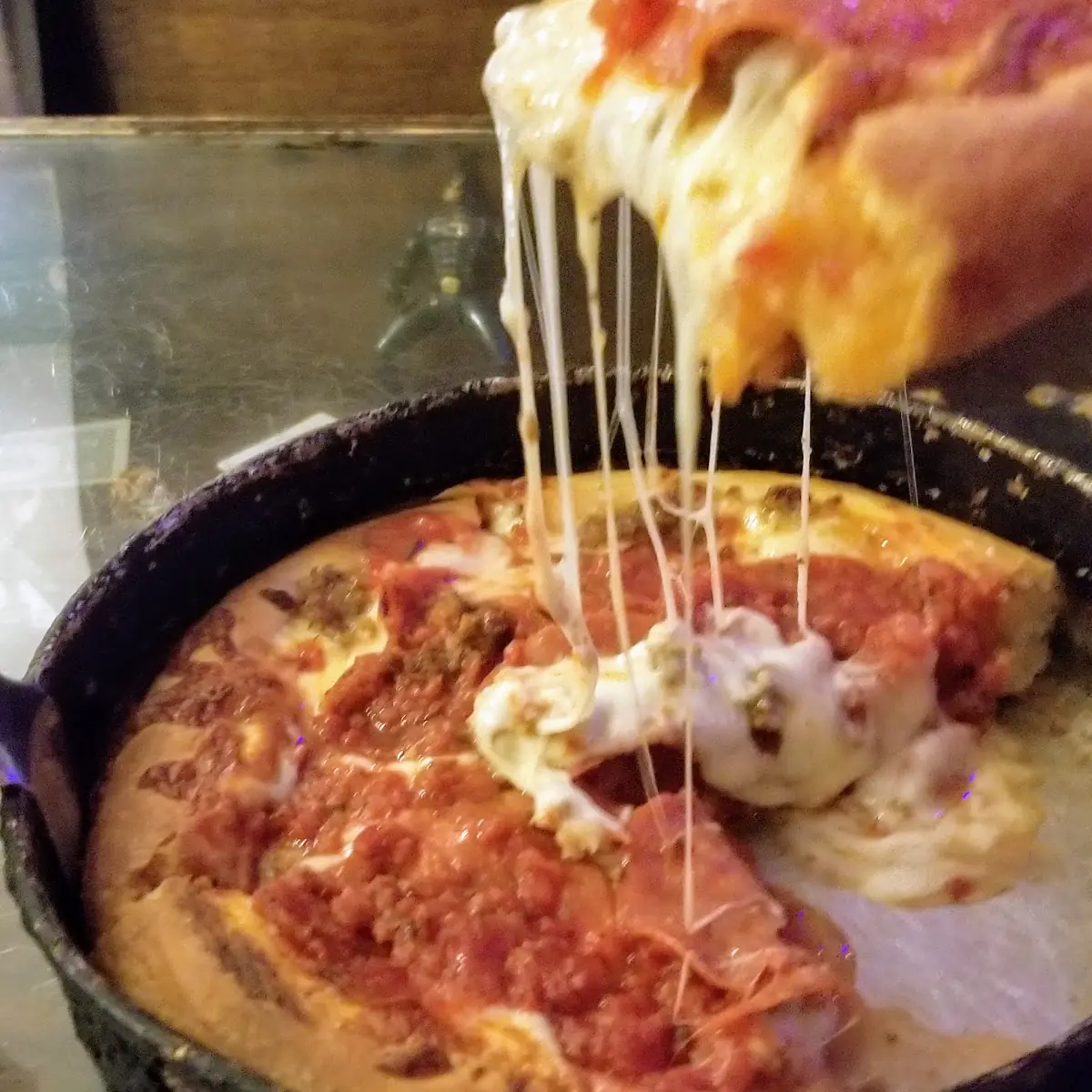 Small Deep Dish Pepperoni & Sausage Pizza