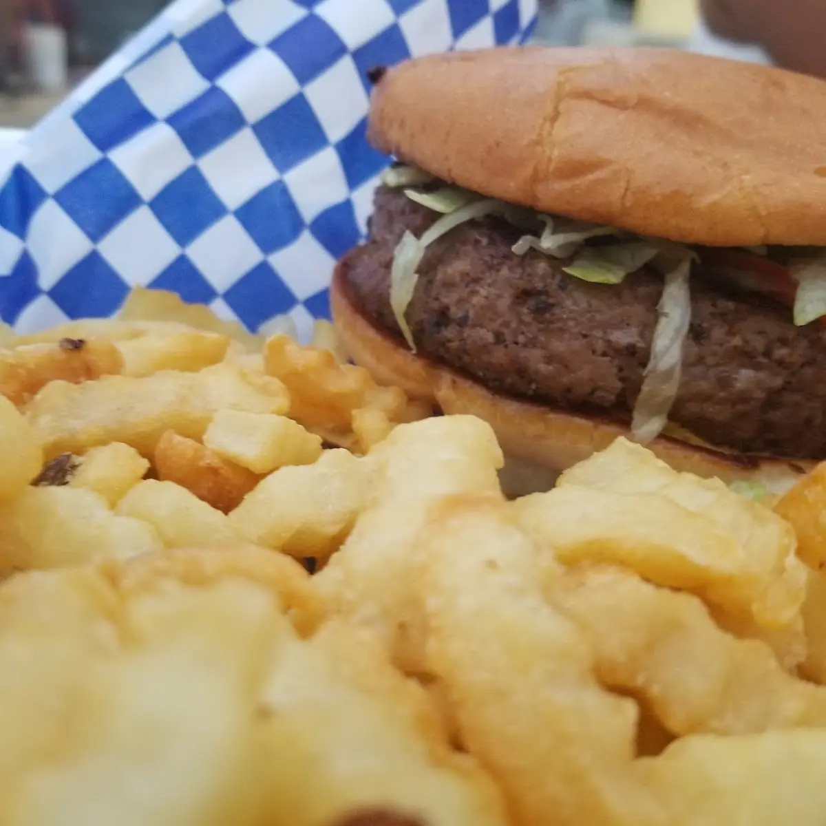Burger and Fries