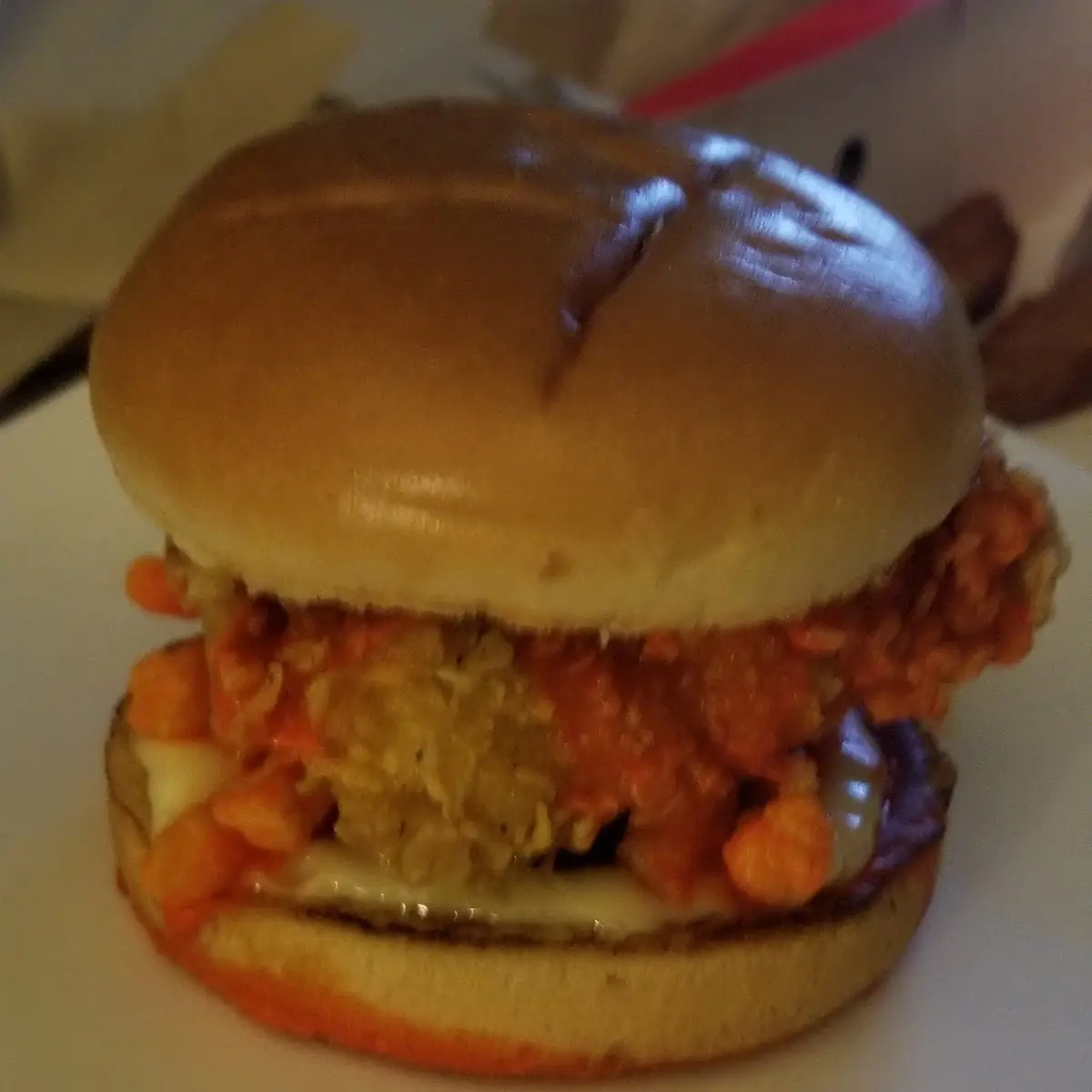 Chester Cheeto Chicken Sandwich from KFC