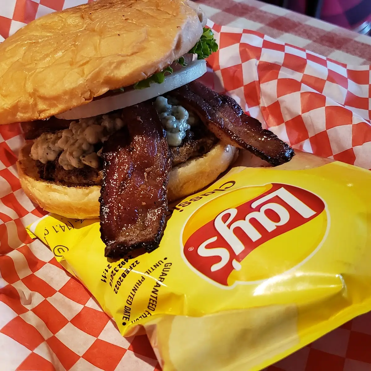 Bleu Bacon Burger