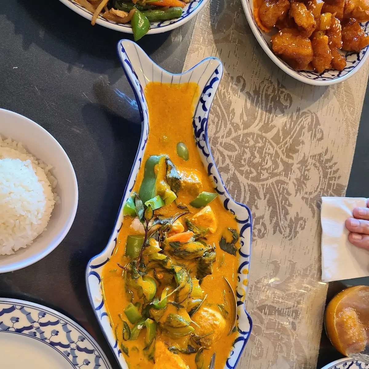 Salmon Panang Curry