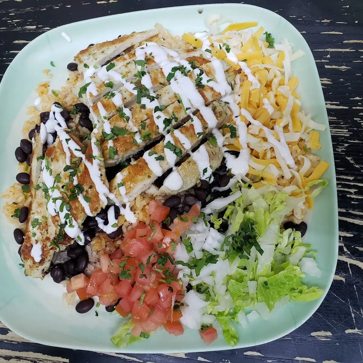 Grill Chicken Burrito Bowl