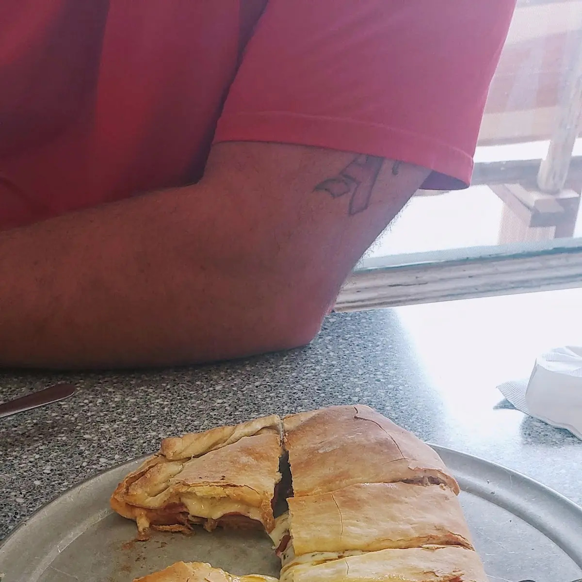 Cheese Bread Calzone