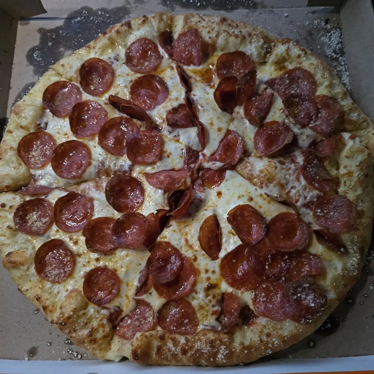 Stuffed Crust Pepperoni Pizza