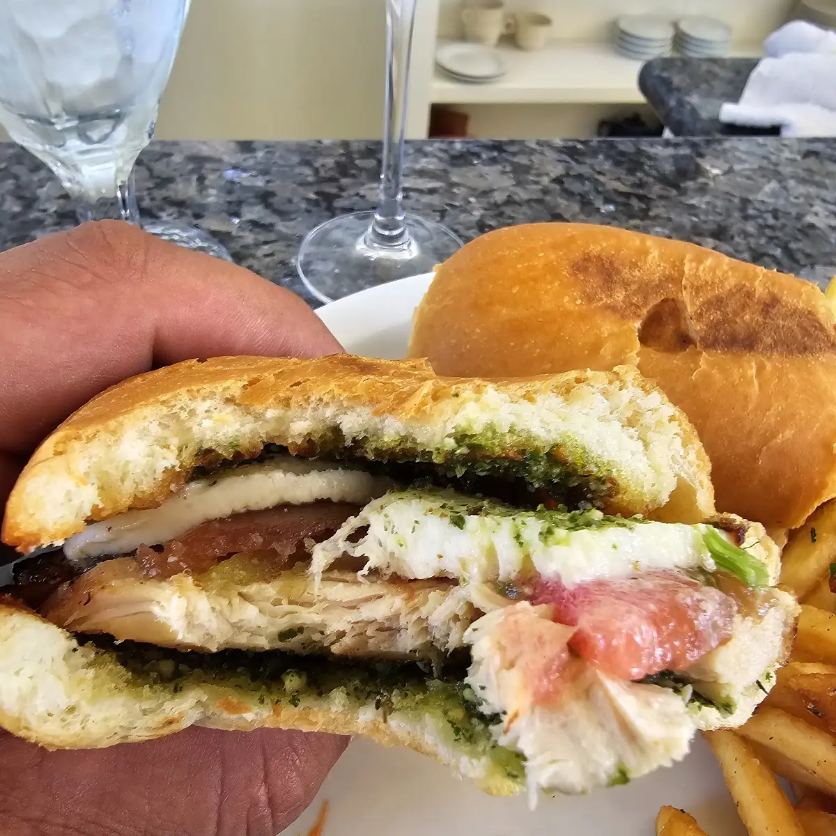 Chicken Caprese Sandwich