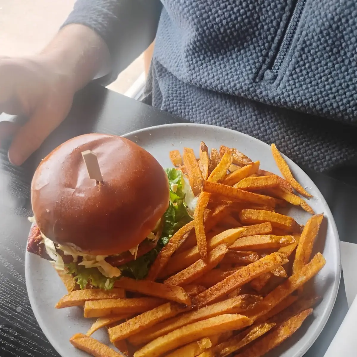 Mushroom Swiss Burger