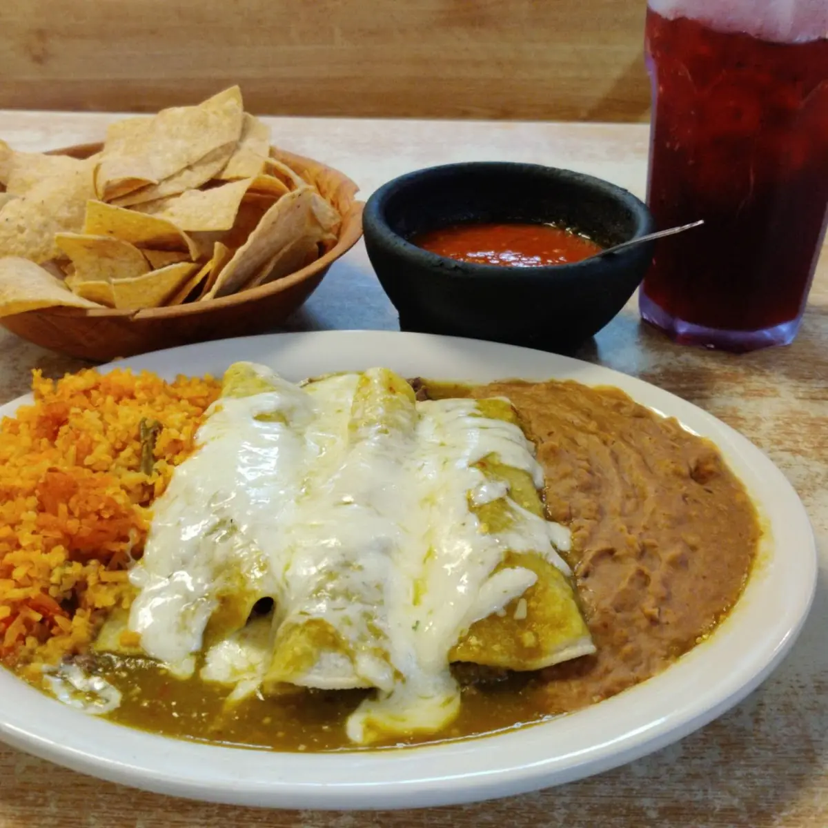 Enchiladas Verdes