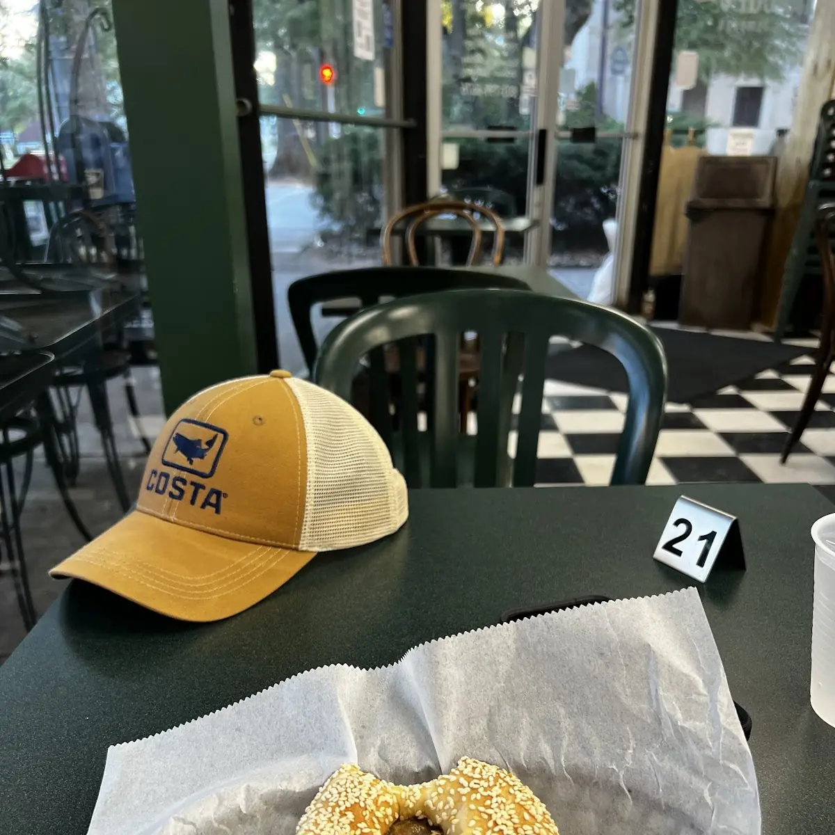 Sausage Egg and Cheese Sesame Bagel