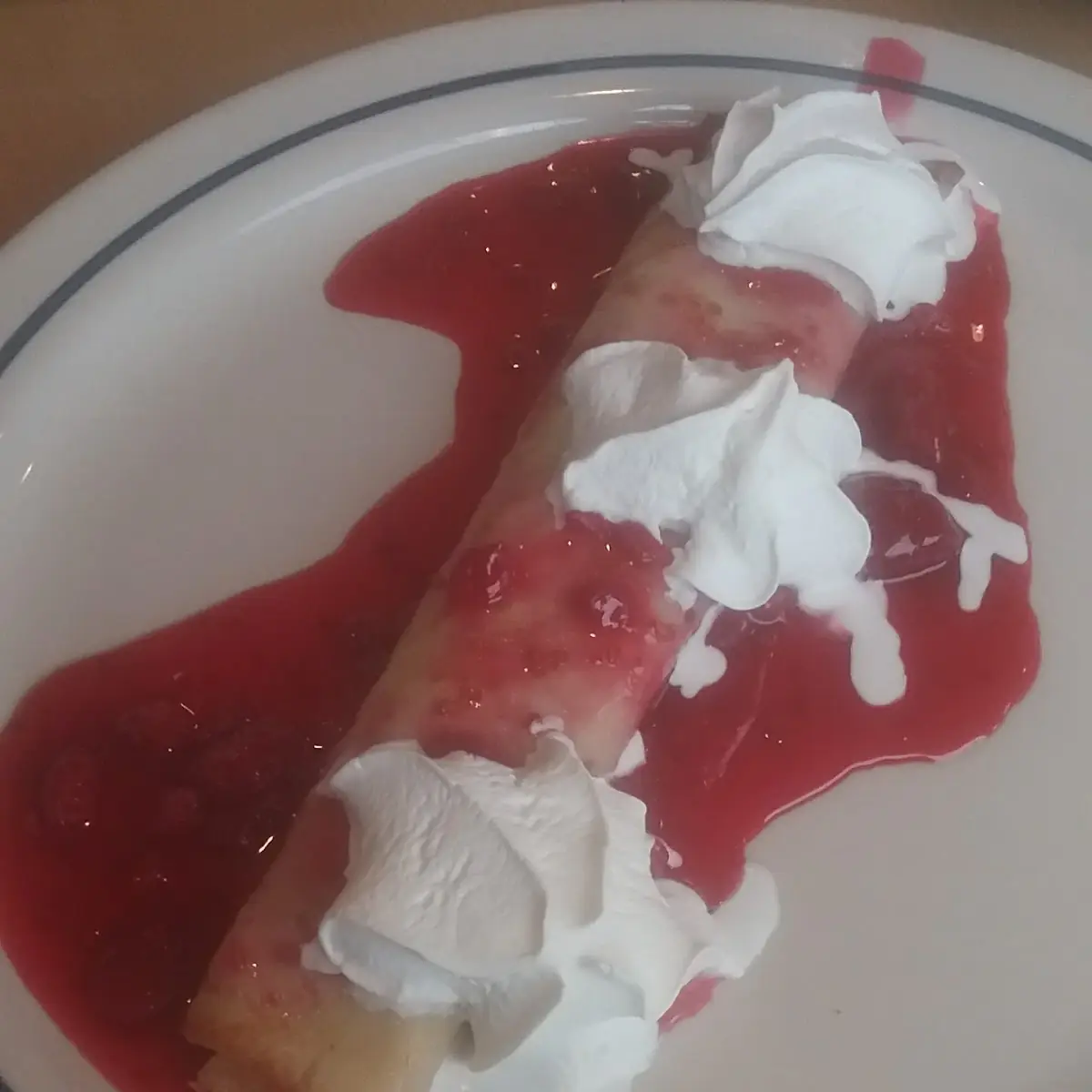 Strawberry Cream Cheese Crepes
