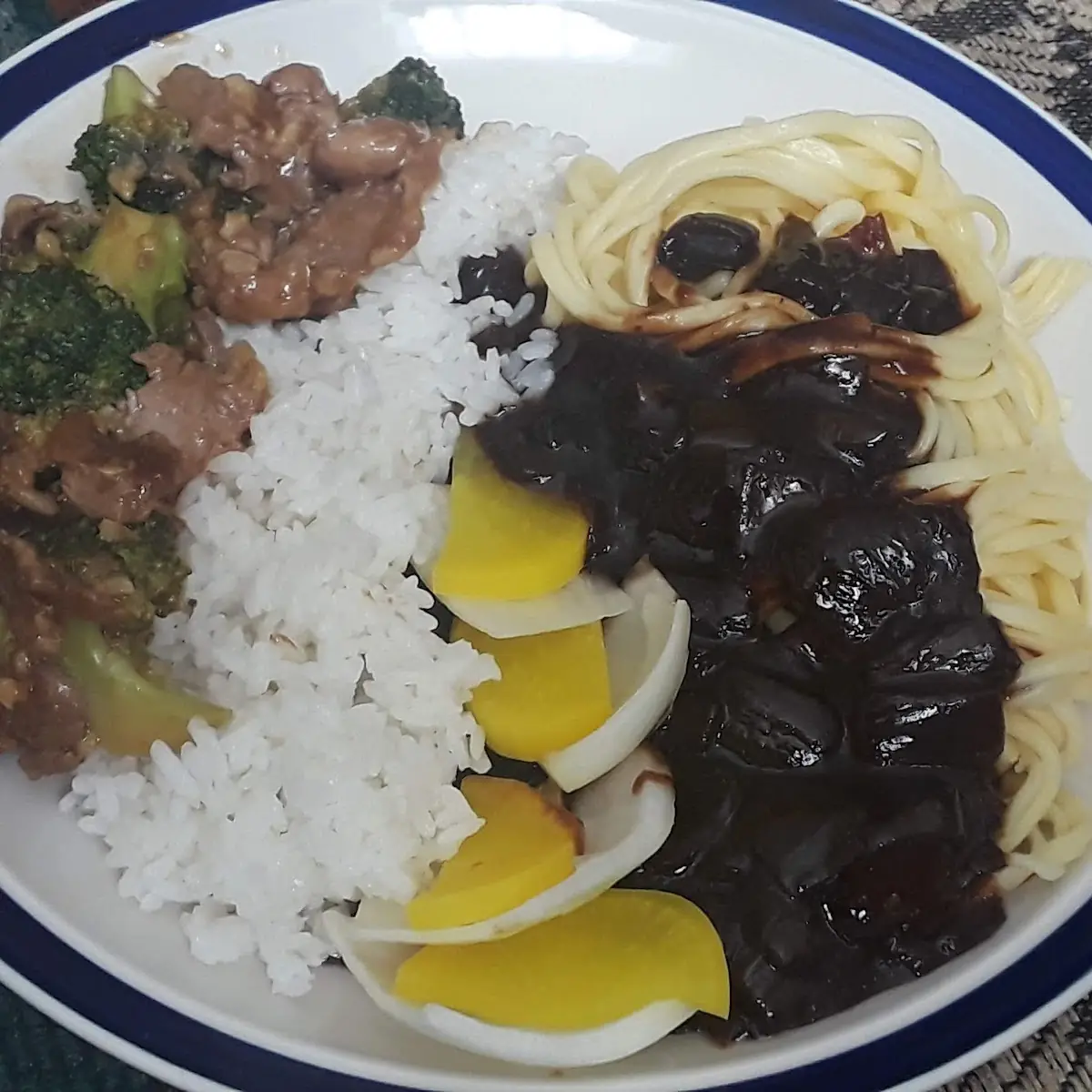 Beef and Broccoli with Black Bean Noodles