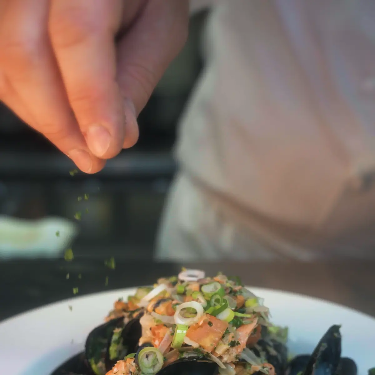 Steamed Salt Spring Island Mussels