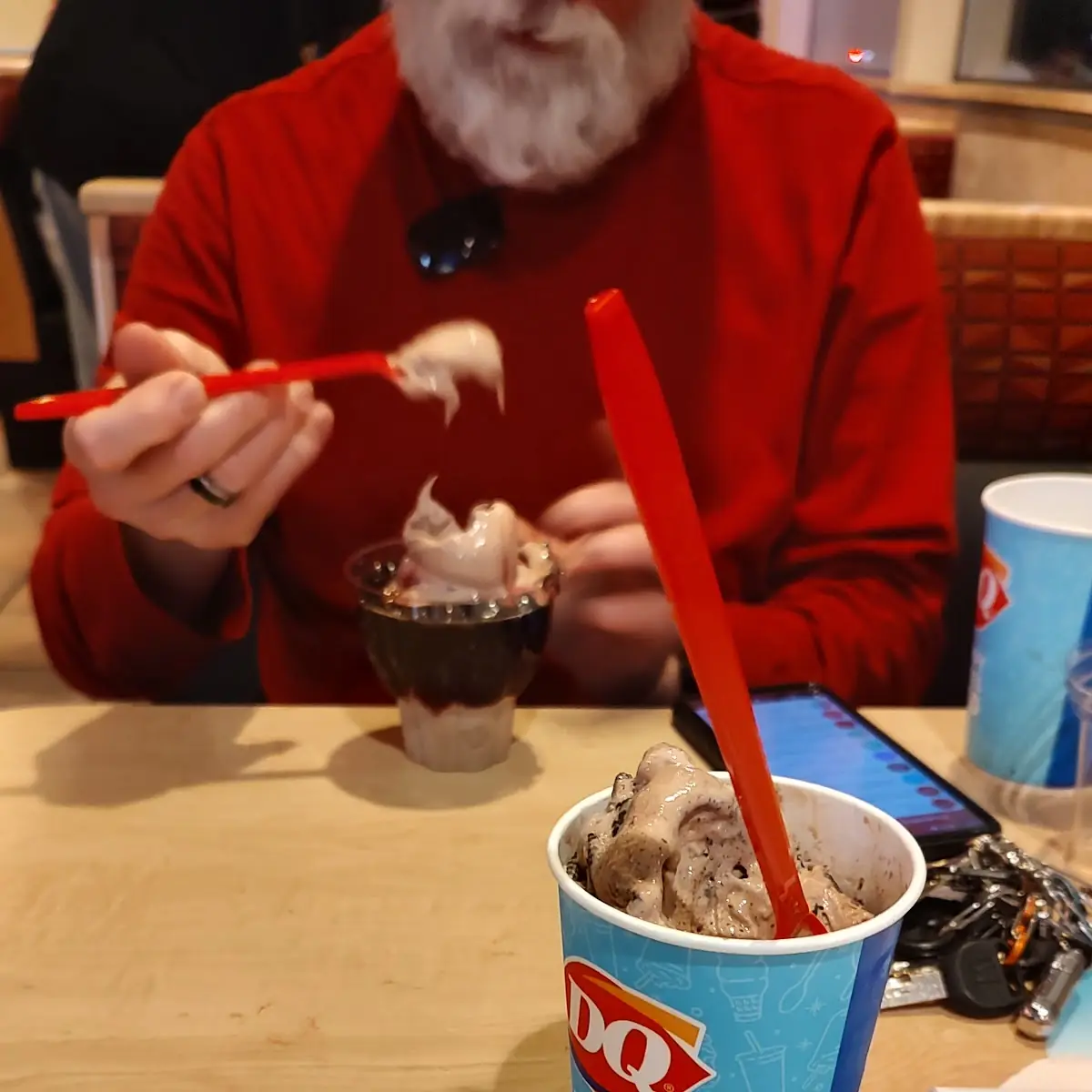 Oreo Blizzard with Chocolate Ice Cream