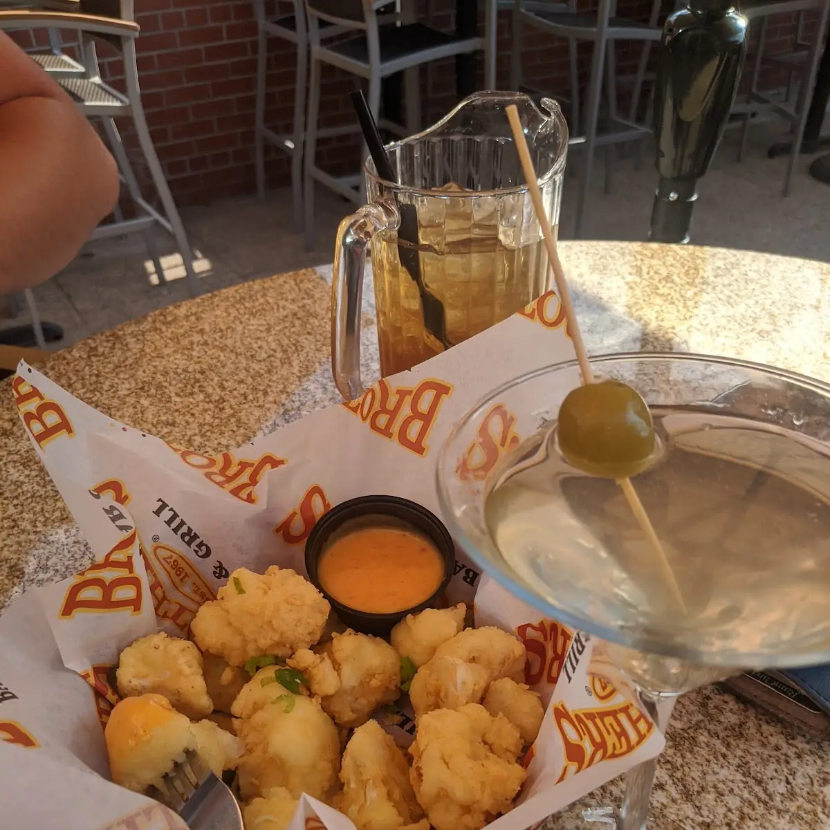 Battered Cauliflower with Sweet Chili Aioli