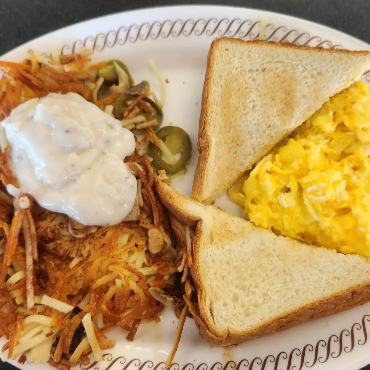 Egg & Cheese Melt Plate