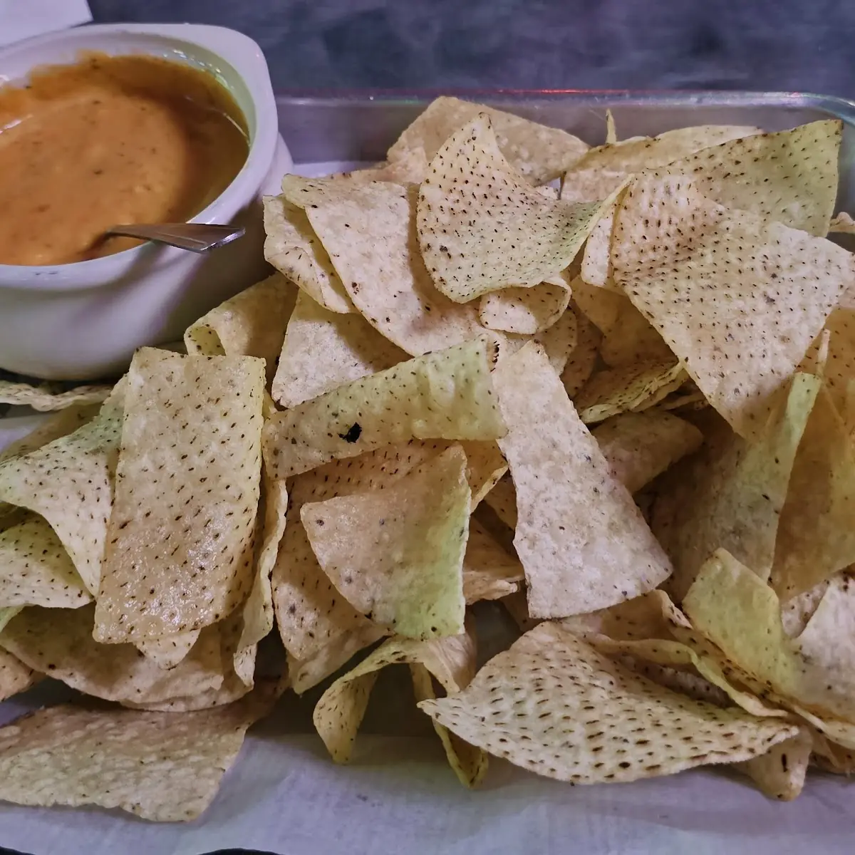 Homemade Chips & Queso