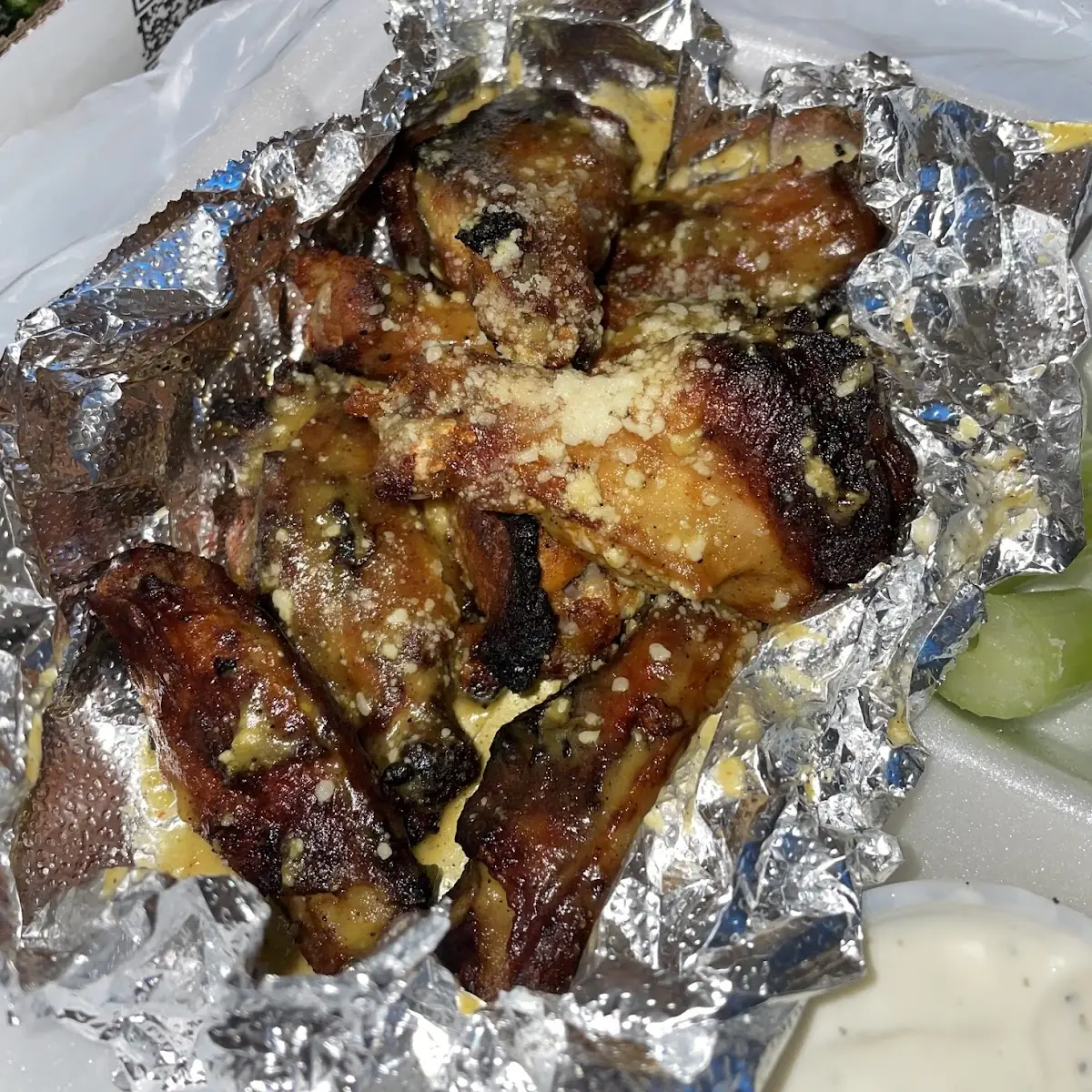 Chicken Wings Garlic Lemon Parmesan
