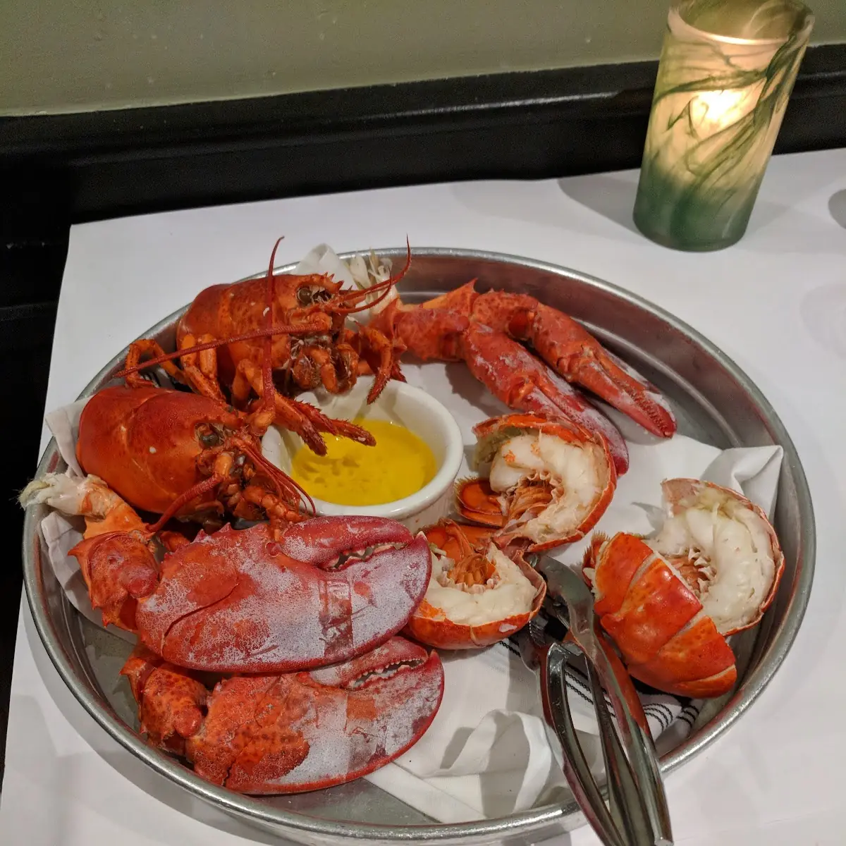 Steamed Maine Lobster
