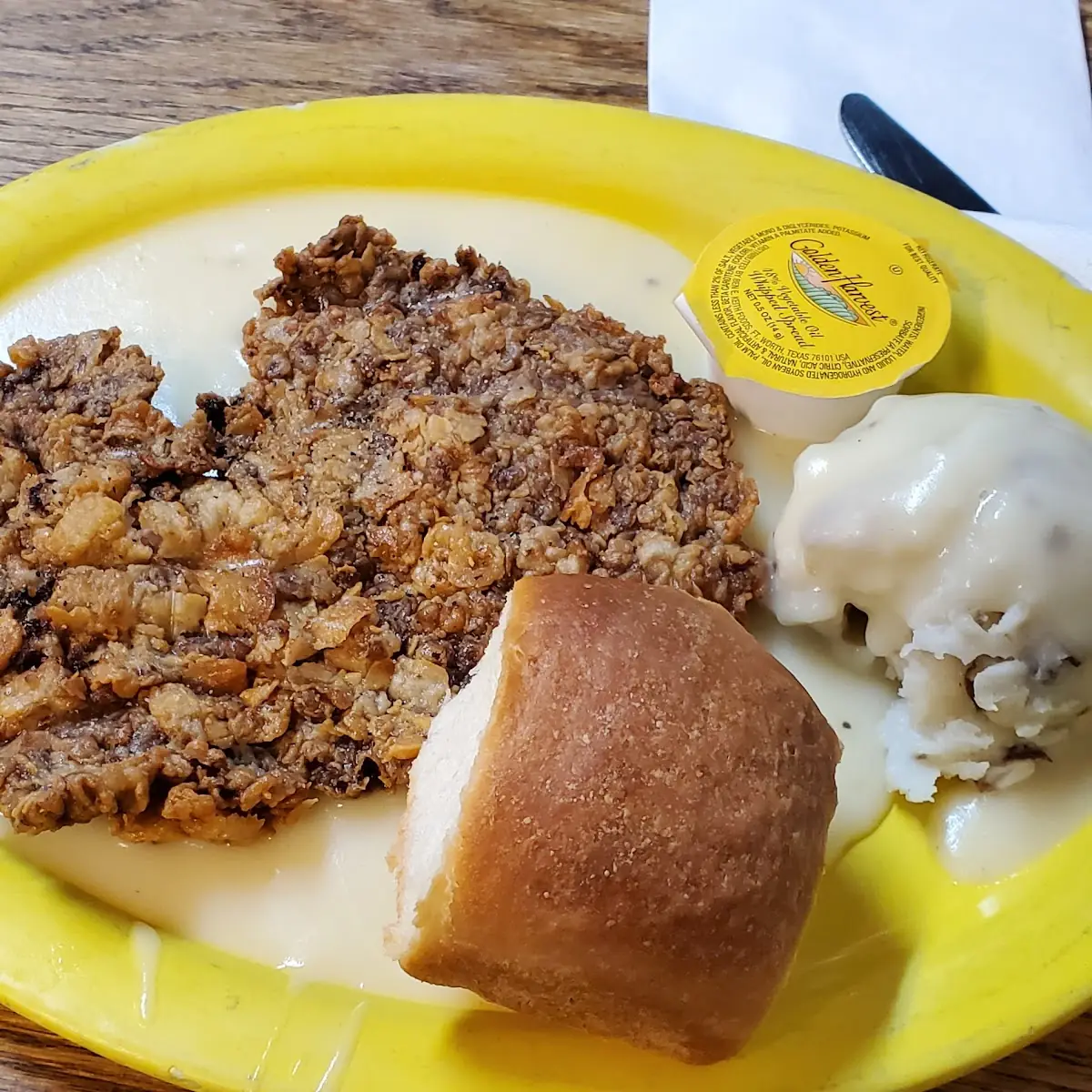 Chicken Fried Steak Mashed Potatoes and Gravy