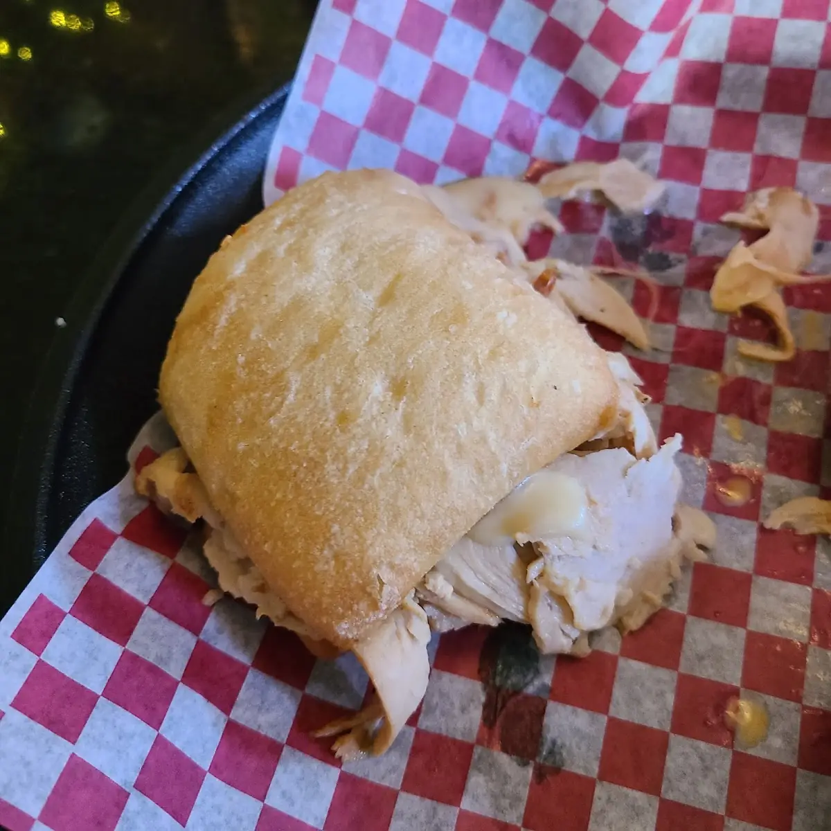 Chicken Pesto on Ciabatta