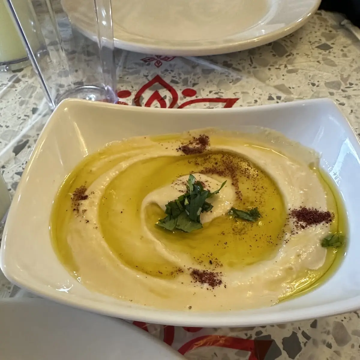 Creamy Hummus with Olive Oil