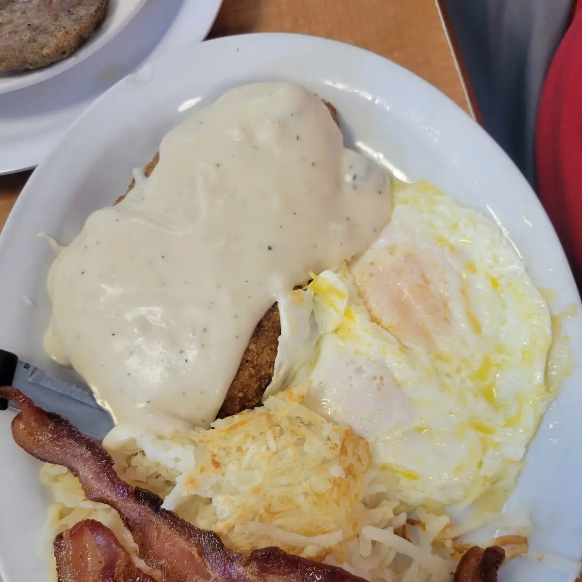 Chicken Fried Steak and Eggs
