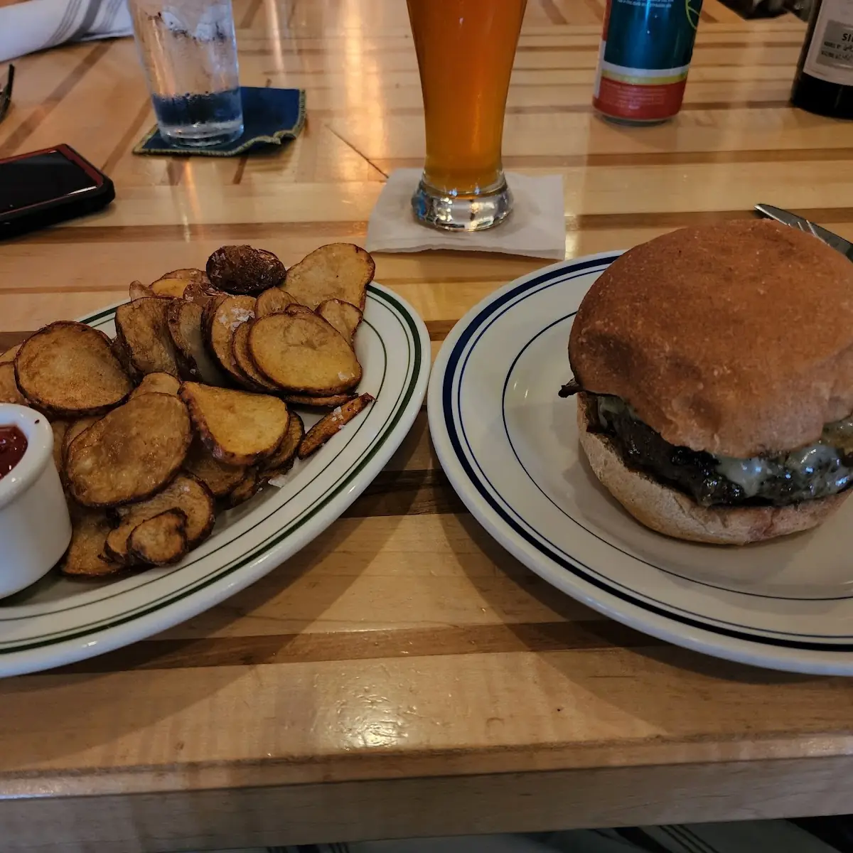 Burger and Fries