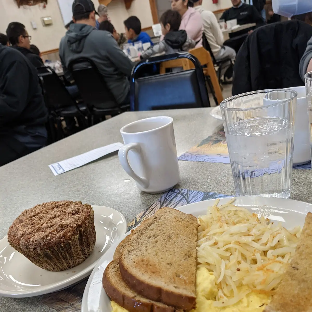 Scrambled Eggs Hash Browns Morning Glory Muffin