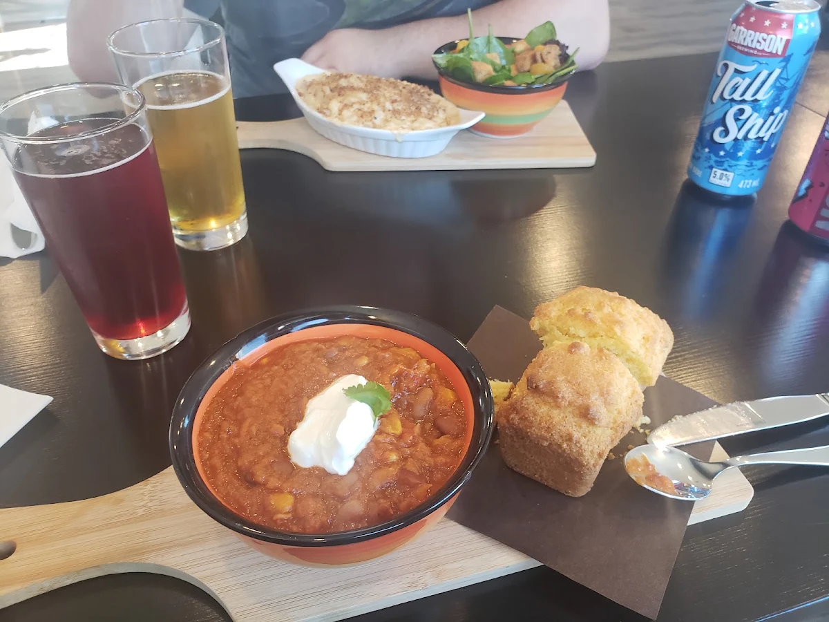 Vegetarian Chili with Fresh Corn Bread