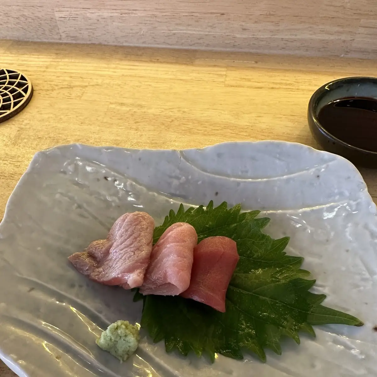 Tuna Sashimi with Wasabi
