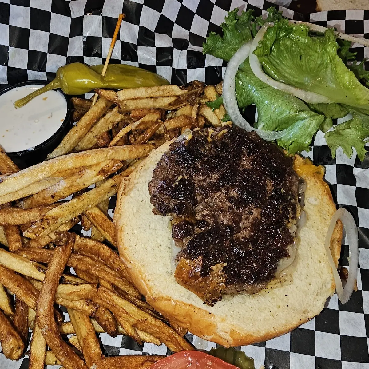 Mushroom Swiss Burger