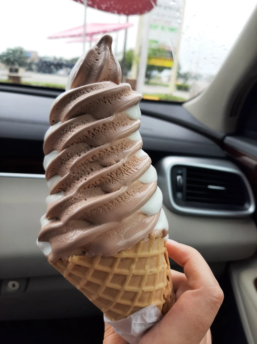 Chocolate and Vanilla Ice Cream