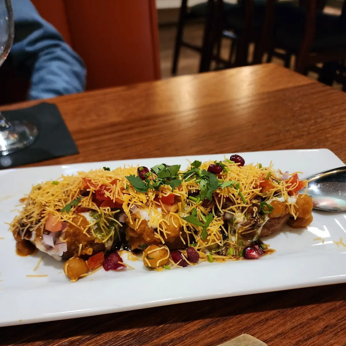 Smashed Samosa Chaat